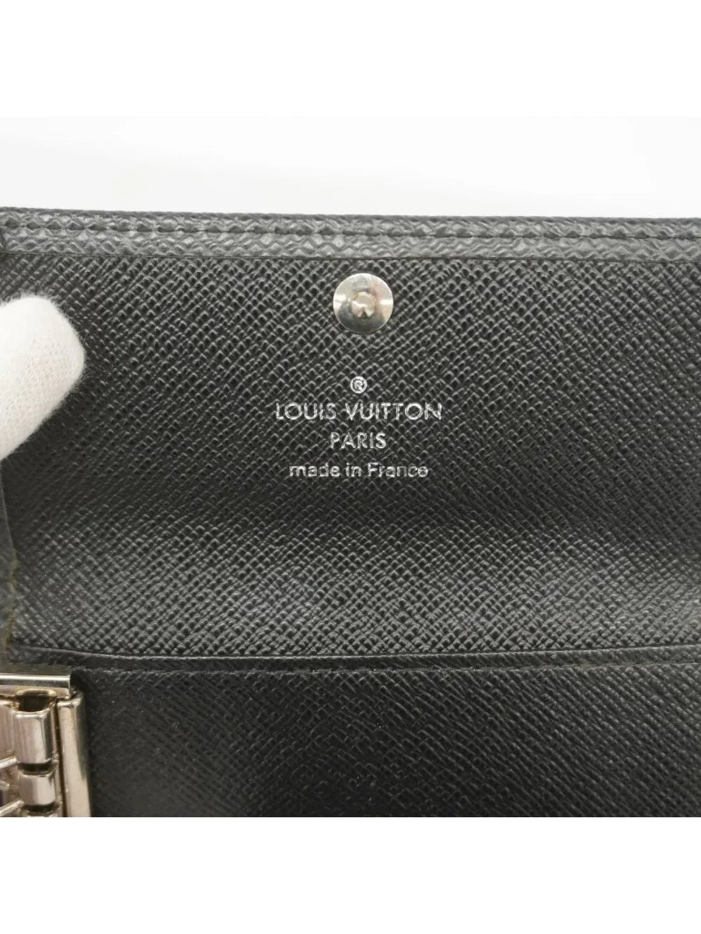 Louis Vuitton Key Case Taiga Multicles 4 Ardoise Key Holder Coin Purse